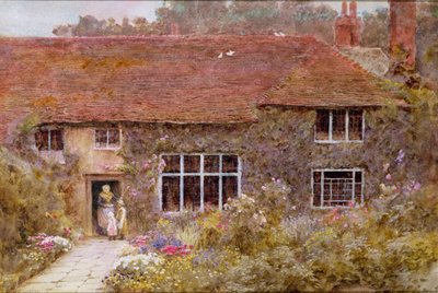 A Surrey Cottage by Helen Allingham